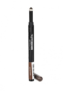 Карандаш Maybelline New York для бровей "Brow Satin" оттенок 04 Темно-коричневый, 7,1 гр