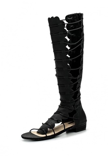 Сандалии Lost Ink NELIA ELASTICATED GLADIATOR BLACK