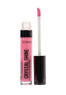 Блеск Divage для губ с сияющими частицами Lip Gloss Crystal Shine № 10