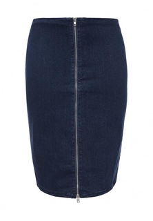 Юбка джинсовая Lost Ink Curve PENCIL SKIRT IN DENIM WITH ZIP