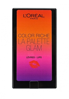 Палетка LOreal Paris для губ Glam summer 2016