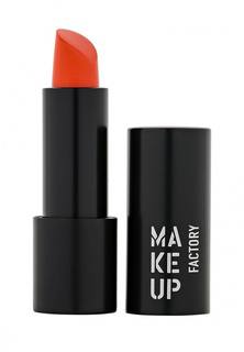 Помада Make Up Factory Устойчивая полуматовая для губ Magnetic Lips semi-mat&long-lasting тон 324 оранжевый