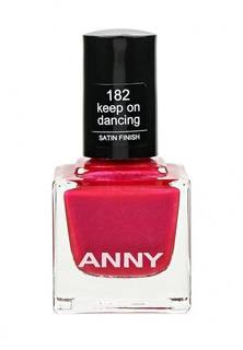 Лак для ногтей Anny для ногтей тон 182  ярко-розовый сатиновый