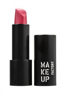 Помада Make Up Factory Устойчивая Magnetic Lips semi-mat&long-lasting т.166 Ярко-розовый