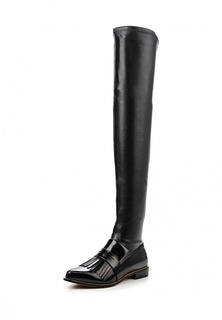 Ботфорты Lost Ink GODIVA FRINGED LOAFER OVER KNEE BOOT