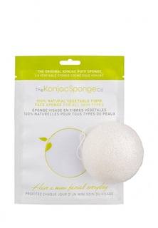 Спонж The Konjac Sponge Co для умывания лица Facial Puff Konjac Sponge Pure White