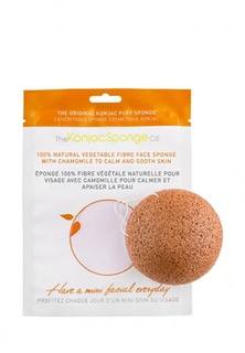 Спонж The Konjac Sponge Co для умывания лица Facial Puff Konjac Sponge Camomille