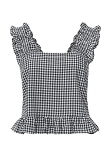 Топ Lost Ink GINGHAM STRAP TOP