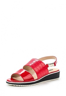 Сандалии Lost Ink WEDGE SPORTS FLAT SANDAL RED