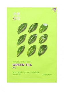 Маска Holika Holika тканевая Противовоспалительная Pure Essence зеленый чай