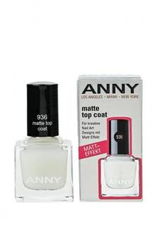 Лак для ногтей Anny с  матовым эффектом nail polish matte top coat