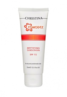 Солнцезащитный крем с матовым эффектом Christina Comodex - Уход за жирной и проблемной кожей 75 мл