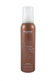 Мусс для укладки Kapous Fragrance Free Magic Keratin - Уход для сильно поврежденных волос с кератином 150 мл