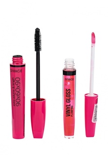 Набор Divage № 60 тушь для ресниц 90х60х90 № 6101, блеск vinyl gloss № 3220