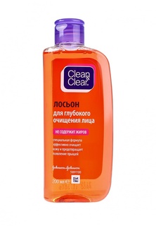 Лосьон Johnson & Johnson Clean&Clear для глубокого очищения лица, 200 мл