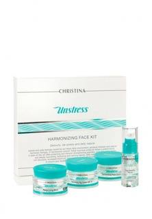 Набор антистресс-препаратов для кожи лица Christina Unstress - Восстановление и защита кожи от стресса 180 мл