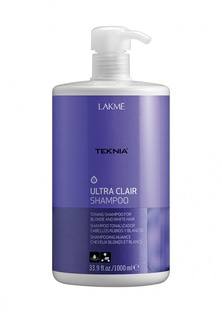 Шампунь тонирующий Lakme Teknia Ultra Clair Shampoo 1000 мл