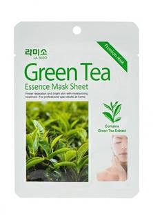 Набор масок La Miso с экстрактом Зеленного чая, 4 шт