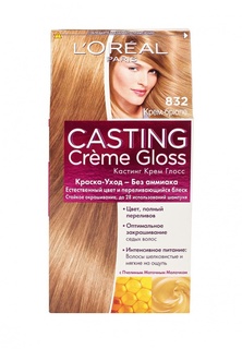 Краска для волос LOreal Paris Casting Creme Gloss, 832 Крем-брюле