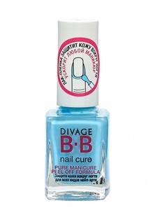 Лак Divage для защиты кожи вокруг ногтей для всех видов нейл-арта pure manicure peel off formula