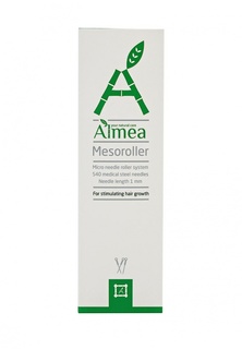 Мезороллер Almea Mesoroller 1,0 mm для борьбы с потерей волос и облысением (длина иглы 1 мм)