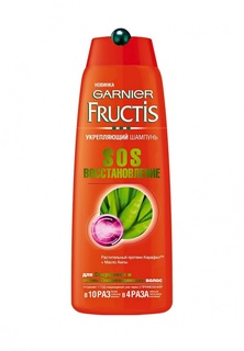 Шампунь Garnier Fructis, SOS восстановление, укрепляющий, для секущихся и очень поврежденных волос, 400 мл