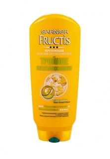 Бальзам Garnier ополаскиватель Fructis, Тройное восстановление, укрепляющий, 200 мл