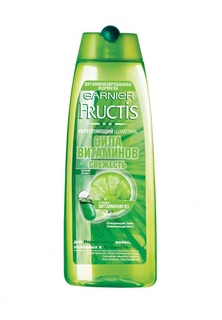 Шампунь Garnier Fructis, Сила витаминов, Свежесть, укрепляющий, для нормальных волос, склонных к жирности, 250 мл