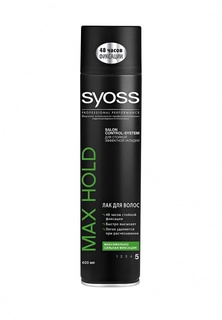 Лак для волос Syoss Max Hold Максимально сильная фиксация, 400 мл