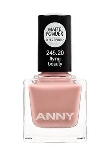Лак для ногтей Anny тон 245.20 с эффектом матовой пудры, розовый нюд