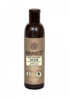 Бальзам для волос Anariti глубоко кондициющий с экстрактом  розы, маслом грецкого ореха и маслом Жожоба
