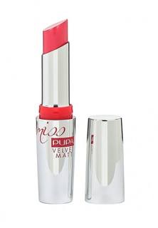 Помада для губ Pupa Матовая т.202 MISS PUPA VELVET MATT  розовая бомба