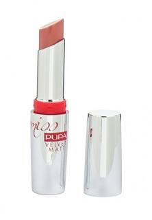 Помада для губ Pupa Матовая т.101 MISS PUPA VELVET MATT  телесный розовый