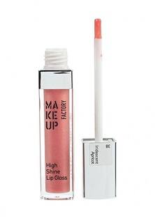 Блеск Make Up Factory с эффектом влажных губ High Shine Lip Gloss, тон 38, радужный абрикос