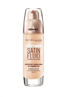 Крем тональный Maybelline New York Флюид Dream Satin Fluid  оттенок 003  Слоновая кость  30 м