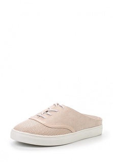 Сабо Lost Ink MADDIE LACE UP MULE PLIMSOLL - NUDE