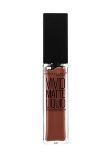 Помада Maybelline New York жидкая матовая Vivid Matte, оттенок 50, Трепетный бежевый, 7,7 мл