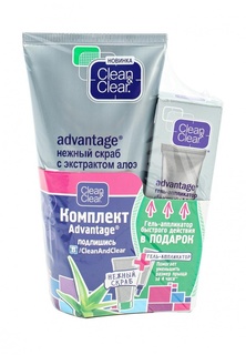 Набор Johnson &amp; Johnson Clean&amp;Clear Advantage с экстрактом алоэ, 150 мл