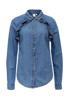 Рубашка джинсовая Lost Ink DENIM FRILL SHIRT