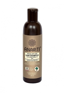 Шампунь Anariti специальный против выпадения волос с экстрактами дикого шафрана, имбиря и мяты