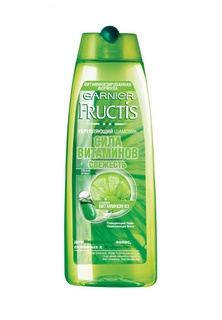 Шампунь Garnier Fructis, Сила витаминов, Свежесть, укрепляющий, для нормальных волос, склонных к жирности, 400 мл