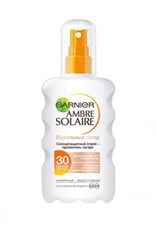 Спрей Garnier проявитель загара Ambre Solaire Идеальный загар, солнцезащитный SPF30 200 мл