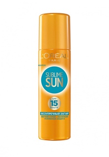 Спрей для тела LOreal Paris Sublime Sun Безупречный загар, солнцезащитное SPF15 200 мл