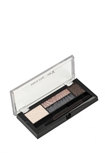 Тени Max Factor 4-х цветные Для Век И Бровей  Smokey Eye Drama Kit 2 В 1 Тон 02 lavish onyx