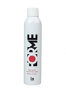 Лак Sim Sensitive сильной фиксации для укладки волос серии Forme FORME Final Touch Strong Hold Hair Spray, 300 мл