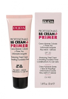 Тональный крем Pupa тон 02 BB Cream для жирной кожи средний тон