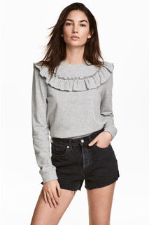 Свитшот с оборками H&M