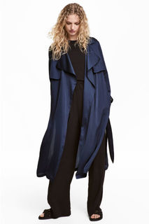 Атласный тренч H&M