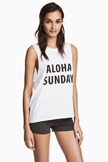 Пижама, топ и шорты H&M