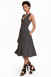 Шелковое платье без рукавов H&M